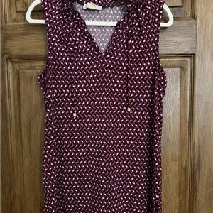 Michael Kors Sleeveless Top Size Medium